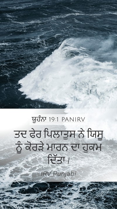 ਯੂਹੰਨਾ 19:1 PANIRV Bible Verse Image