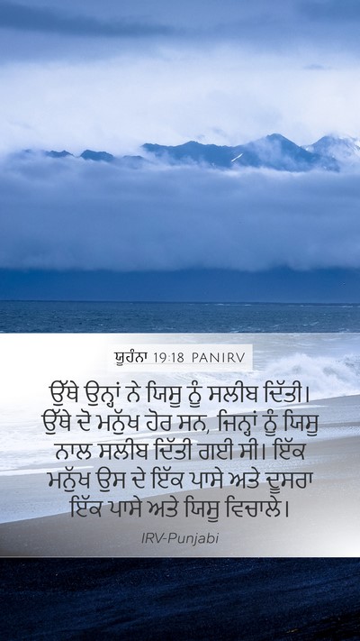 ਯੂਹੰਨਾ 19:18 PANIRV Bible Verse Image