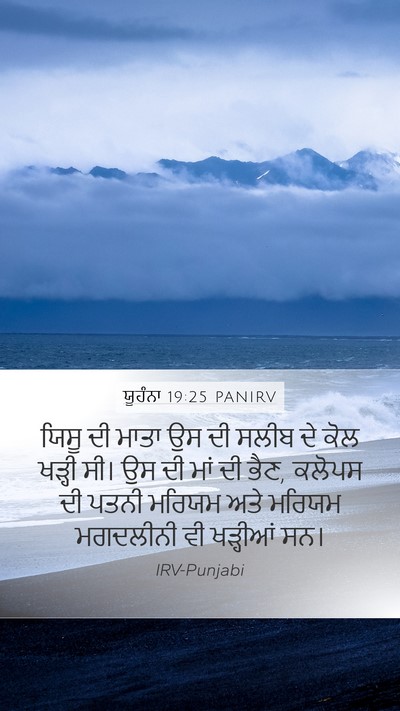 ਯੂਹੰਨਾ 19:25 PANIRV Bible Verse Image