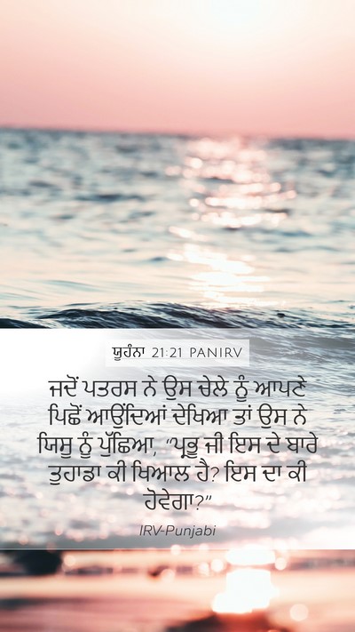 ਯੂਹੰਨਾ 21:21 PANIRV Bible Verse Image