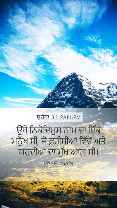 ਯੂਹੰਨਾ 3:1 PANIRV Bible Verse Image