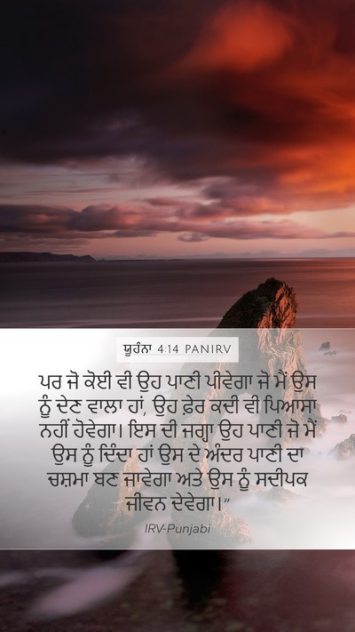 ਯੂਹੰਨਾ 4:14 PANIRV Bible Verse Image