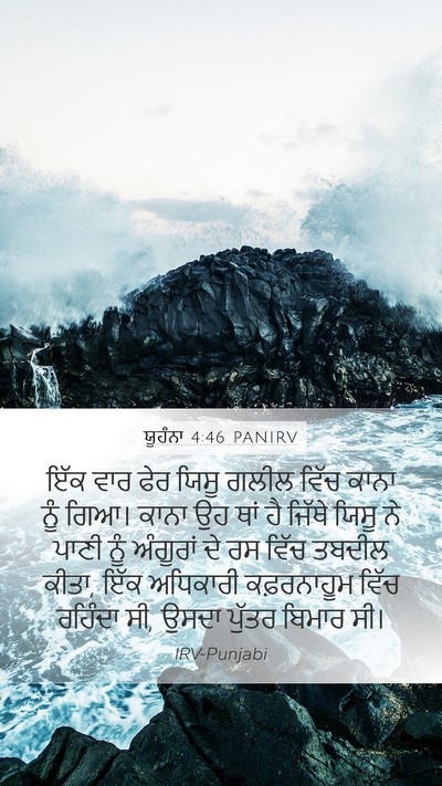 ਯੂਹੰਨਾ 4:46 PANIRV Bible Verse Image