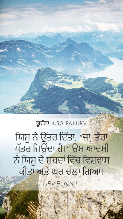 ਯੂਹੰਨਾ 4:50 PANIRV Bible Verse Image