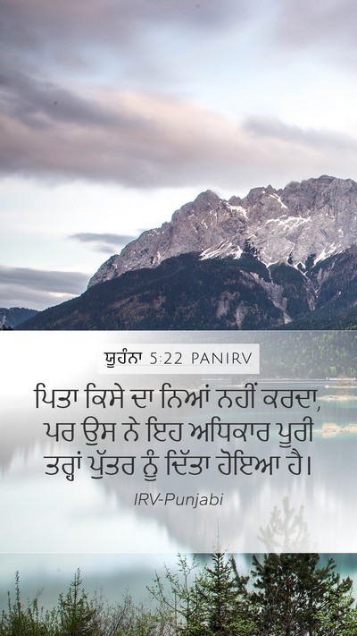 ਯੂਹੰਨਾ 5:22 PANIRV Bible Verse Image