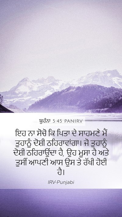 ਯੂਹੰਨਾ 5:45 PANIRV Bible Verse Image