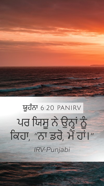 ਯੂਹੰਨਾ 6:20 PANIRV Bible Verse Image