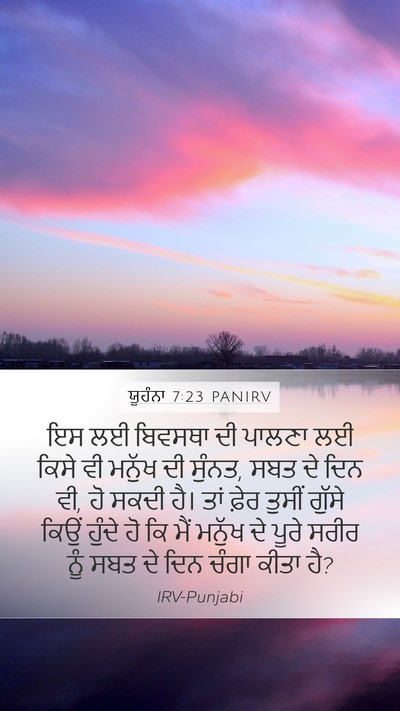 ਯੂਹੰਨਾ 7:23 PANIRV Bible Verse Image