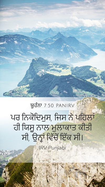 ਯੂਹੰਨਾ 7:50 PANIRV Bible Verse Image
