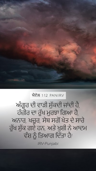 ਯੋਏਲ 1:12 PANIRV Bible Verse Image