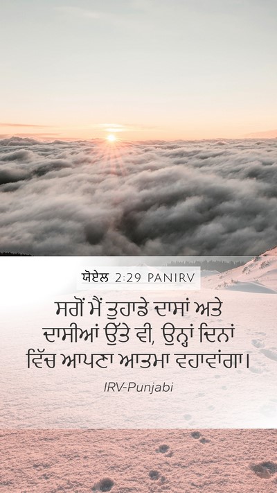 ਯੋਏਲ 2:29 PANIRV Mobile Phone Wallpaper - ਸਗੋਂ ਮੈਂ ਤੁਹਾਡੇ - Mobile Bible Verse Wallpaper