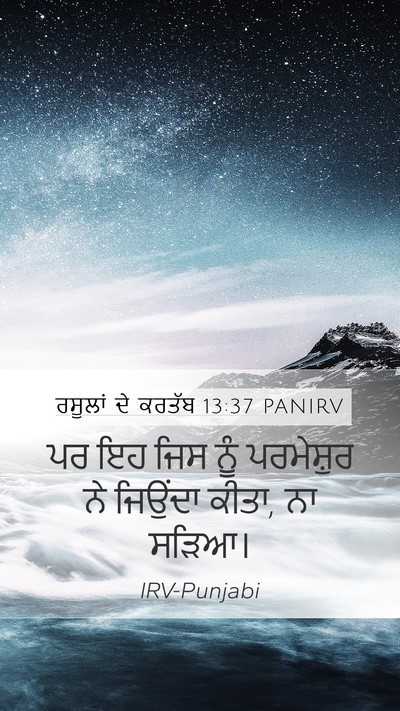 ਰਸੂਲਾਂ ਦੇ ਕਰਤੱਬ 13:37 PANIRV Bible Verse Image