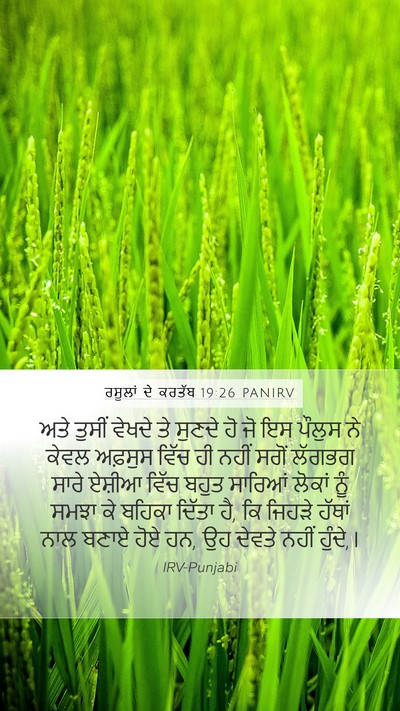 ਰਸੂਲਾਂ ਦੇ ਕਰਤੱਬ 19:26 PANIRV Bible Verse Image