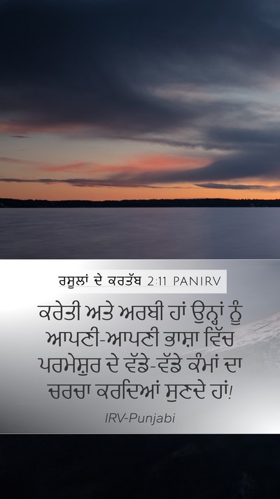 ਰਸੂਲਾਂ ਦੇ ਕਰਤੱਬ 2:11 PANIRV Bible Verse Image
