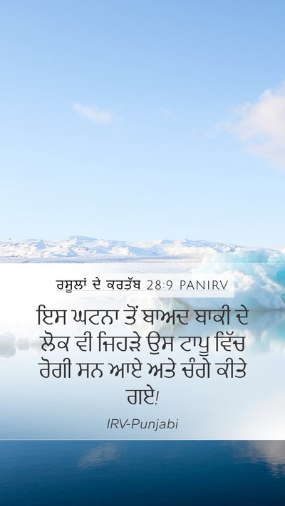 ਰਸੂਲਾਂ ਦੇ ਕਰਤੱਬ 28:9 PANIRV Mobile Phone Wallpaper - ਇਸ ਘਟਨਾ ਤੋਂ ਬਾਅਦ - Mobile Bible Verse Wallpaper