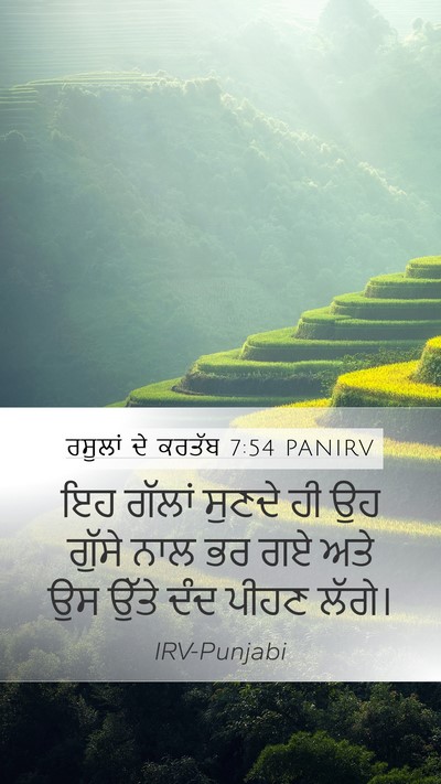 ਰਸੂਲਾਂ ਦੇ ਕਰਤੱਬ 7:54 PANIRV Bible Verse Image