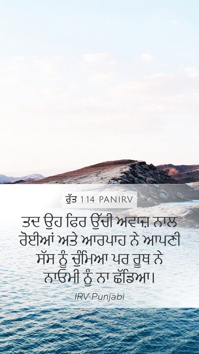 ਰੁੱਤ 1:14 PANIRV Bible Verse Image