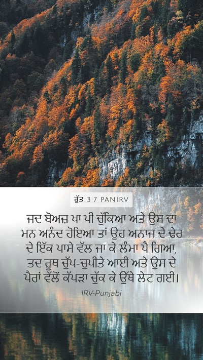 ਰੁੱਤ 3:7 PANIRV Bible Verse Image
