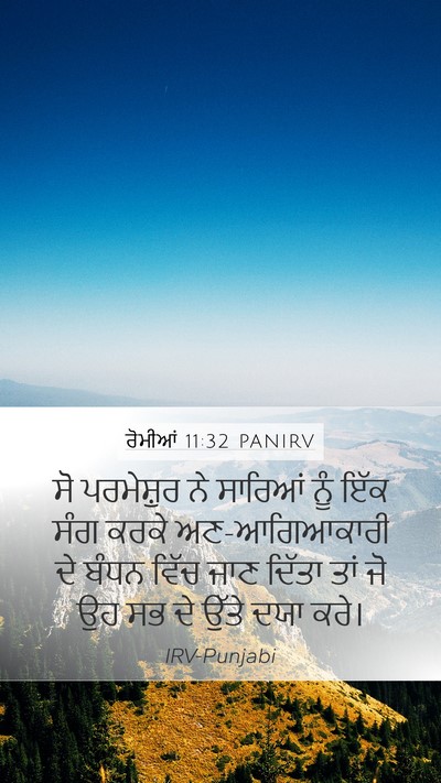ਰੋਮੀਆਂ 11:32 PANIRV Bible Verse Image