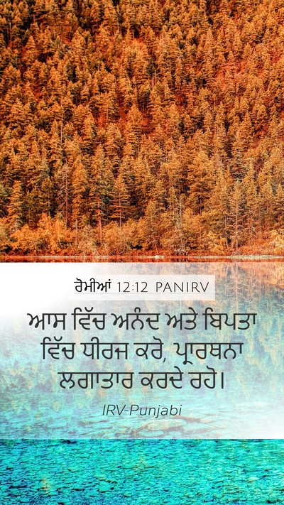 ਰੋਮੀਆਂ 12:12 PANIRV Bible Verse Image