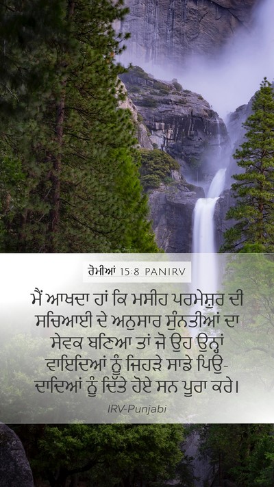 ਰੋਮੀਆਂ 15:8 PANIRV Bible Verse Image