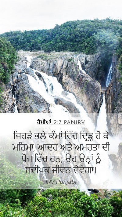 ਰੋਮੀਆਂ 2:7 PANIRV Bible Verse Image