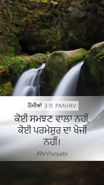 ਰੋਮੀਆਂ 3:11 PANIRV Bible Verse Image