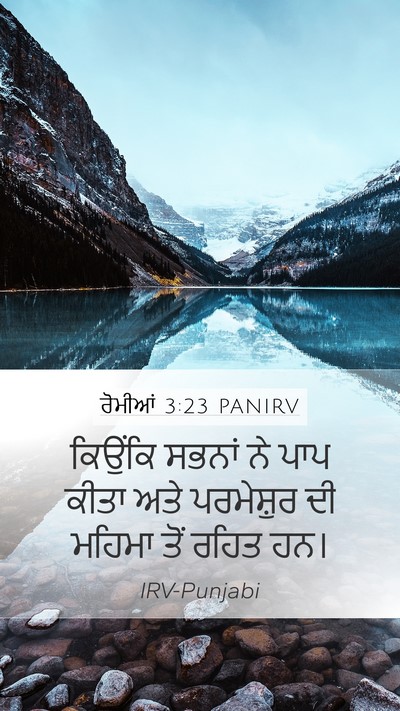 ਰੋਮੀਆਂ 3:23 PANIRV Bible Verse Image