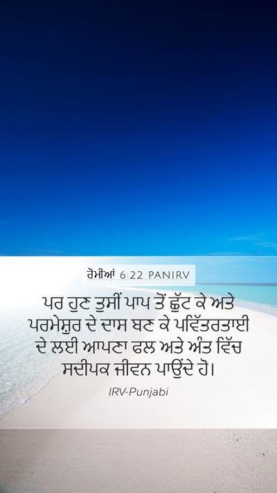 ਰੋਮੀਆਂ 6:22 PANIRV Bible Verse Image