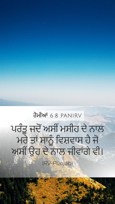 ਰੋਮੀਆਂ 6:8 PANIRV Bible Verse Image