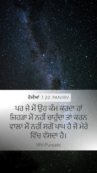 ਰੋਮੀਆਂ 7:20 PANIRV Bible Verse Image