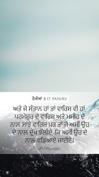 ਰੋਮੀਆਂ 8:17 PANIRV Bible Verse Image