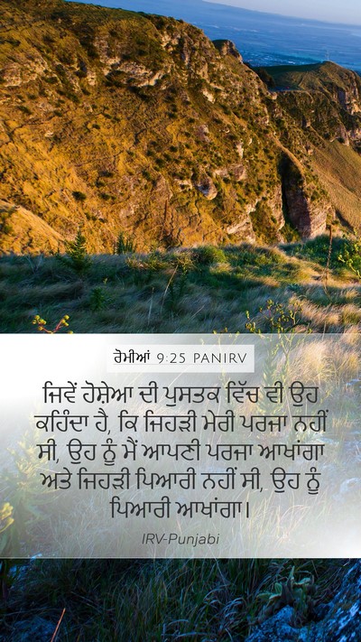 ਰੋਮੀਆਂ 9:25 PANIRV Bible Verse Image