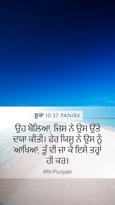 ਲੂਕਾ 10:37 PANIRV Bible Verse Image