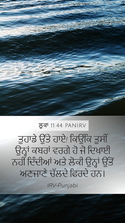 ਲੂਕਾ 11:44 PANIRV Bible Verse Image