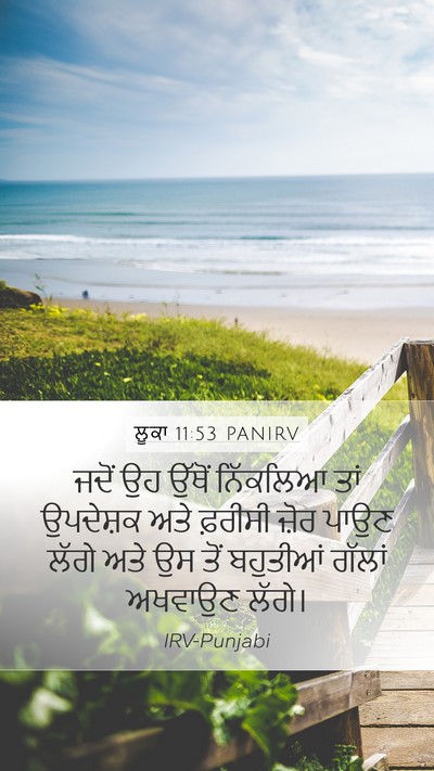 ਲੂਕਾ 11:53 PANIRV Bible Verse Image