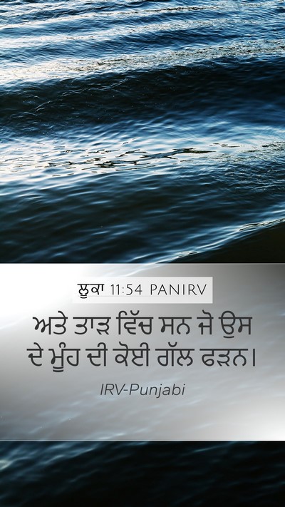 ਲੂਕਾ 11:54 PANIRV Bible Verse Image
