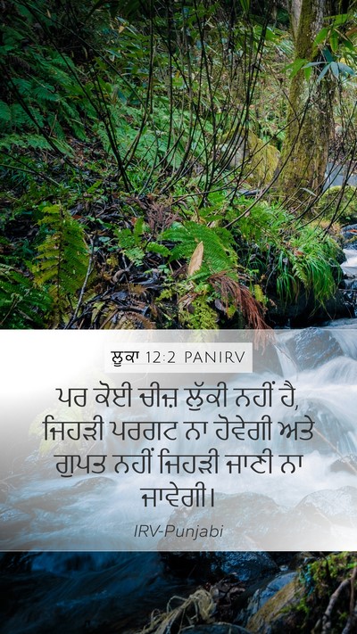 ਲੂਕਾ 12:2 PANIRV Bible Verse Image