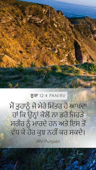 ਲੂਕਾ 12:4 PANIRV Bible Verse Image