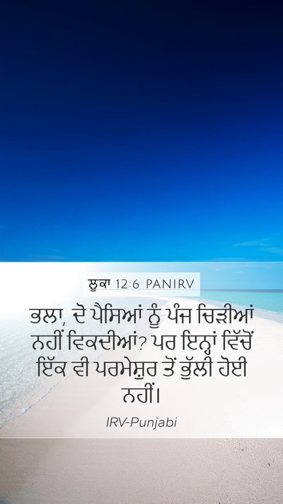 ਲੂਕਾ 12:6 PANIRV Bible Verse Image