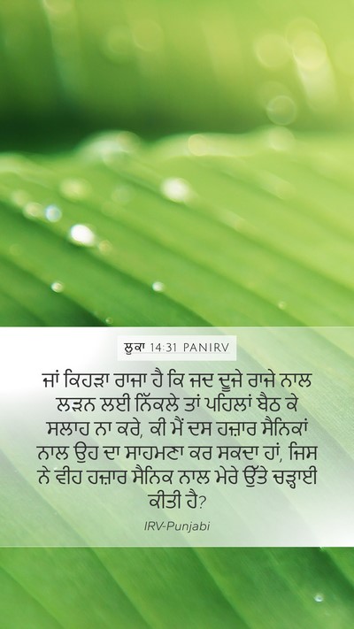 ਲੂਕਾ 14:31 PANIRV Bible Verse Image