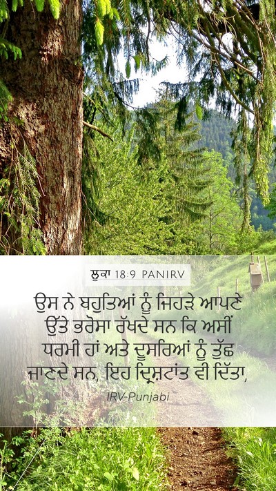 ਲੂਕਾ 18:9 PANIRV Bible Verse Image