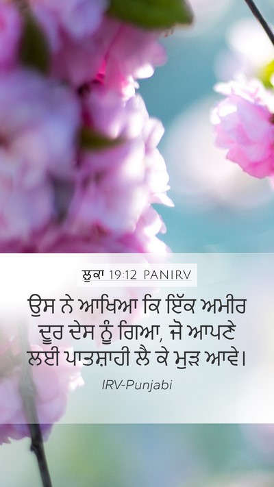 ਲੂਕਾ 19:12 PANIRV Bible Verse Image
