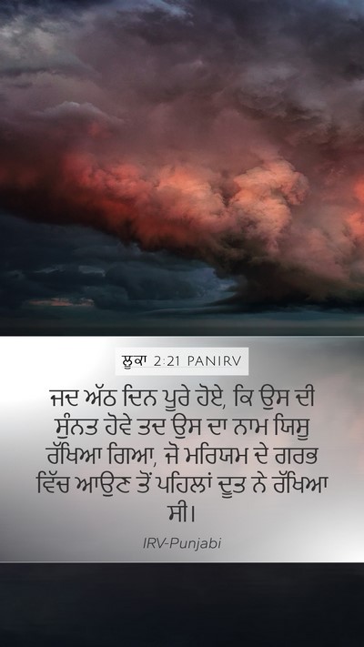 ਲੂਕਾ 2:21 PANIRV Bible Verse Image