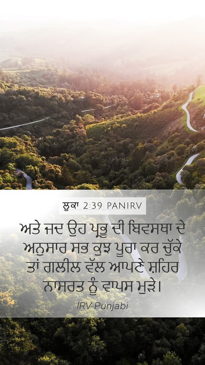 ਲੂਕਾ 2:39 PANIRV Bible Verse Image