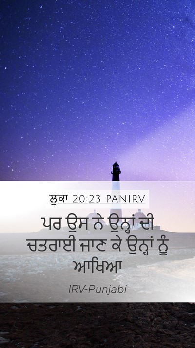 ਲੂਕਾ 20:23 PANIRV Bible Verse Image