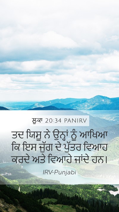 ਲੂਕਾ 20:34 PANIRV Bible Verse Image