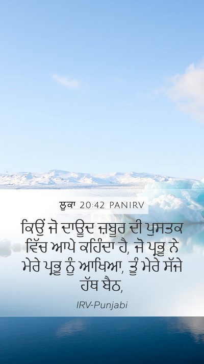 ਲੂਕਾ 20:42 PANIRV Bible Verse Image