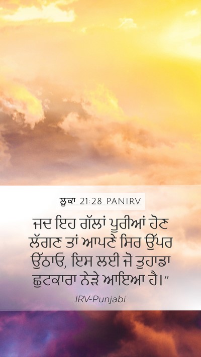 ਲੂਕਾ 21:28 PANIRV Bible Verse Image
