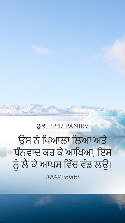ਲੂਕਾ 22:17 PANIRV Bible Verse Image